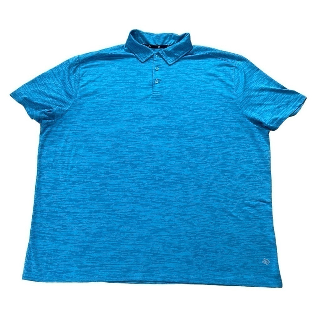 Men’s Zelos Flex Colored 3 button Polo Short sleeve shirt size XXL